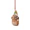 Gingerbread Snowman with Star Christmas Ornament - 2.75"